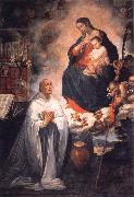 ROELAS, Juan de las, Vision of St.Bernard
